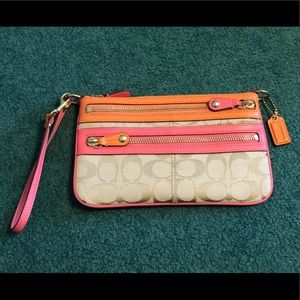 Like new COACH wristlet